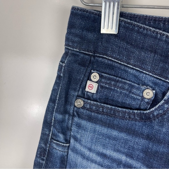 AG Jeans The Beau Slouchy Skinny Jeans Dark Wash Faded Women's Size 25R - Picture 4 of 10
